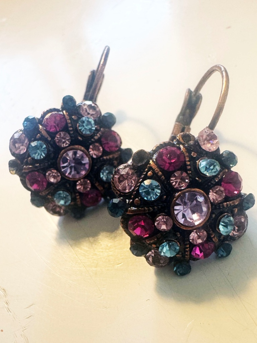 vintage Hollycraft or Mariana designs earrings